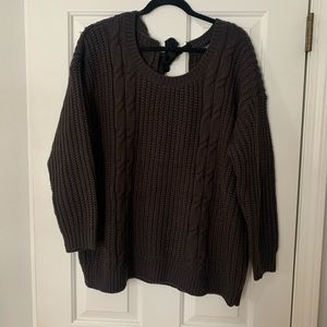 Torrid dark purple knit sweater